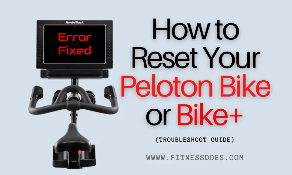 How to Reset Your Peloton Bike or Bike-plus