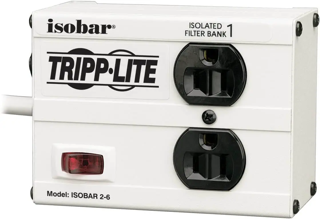 Tripp Lite IBAR2-6D Isobar 2 Outlet Surge Protector